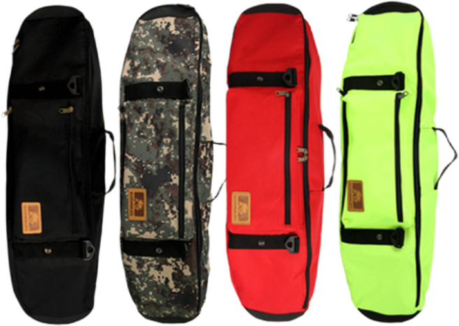 버즈런 스케이트보드 크루져보드가방, 그린, 1개