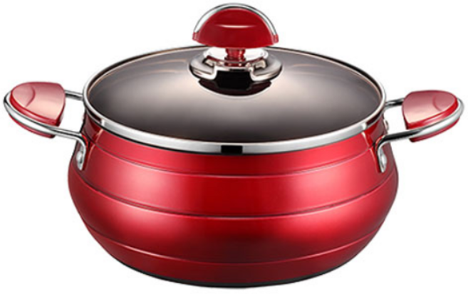 PN풍년 포시아레드 양수냄비 24cm, 단품, 1개