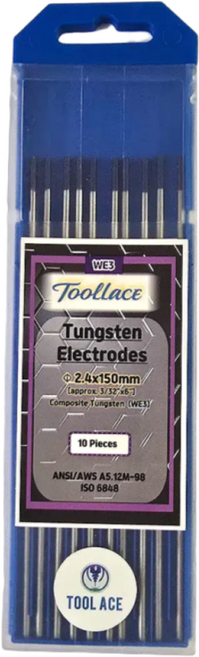 툴에이스 텅스텐봉 텅스텐 알곤 티그 전극봉 희토류 WE3 2.4mm 1통 (10개), 1세트, 희토류 2.4
