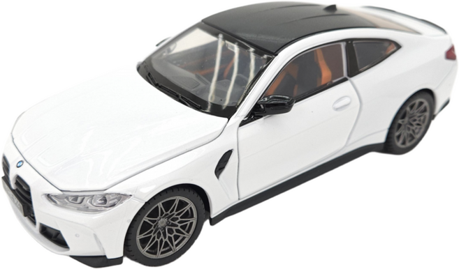 1:24 BMWm4 비엠더블유m4 bmw모형 bmw자동차모형 다이캐스트, 화이트, 1개