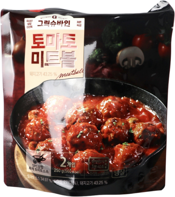 [삼립] 삼립 토마토 미트볼 250g X 3봉지, 3개
