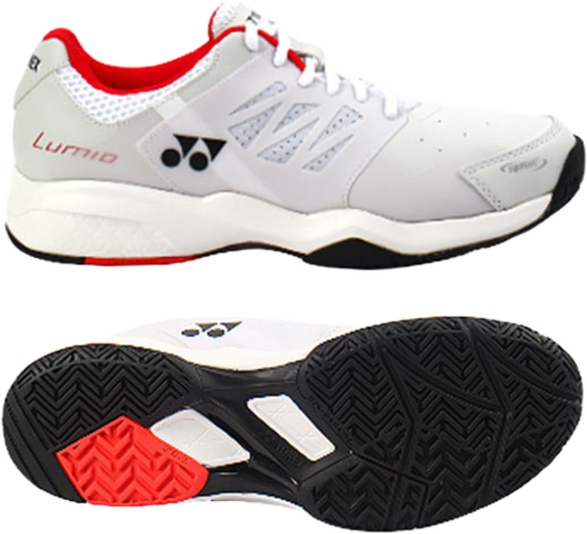 요넥스 파워쿠션 루미오 3 배드민턴화 남녀공용 White/Red