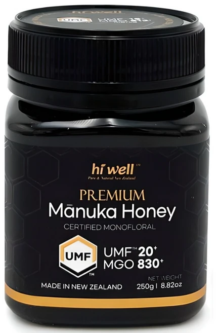 하이웰 뉴질랜드 프리미엄 마누카꿀 UMF20+ (MGO830+), 1개, 250g - 쿠팡