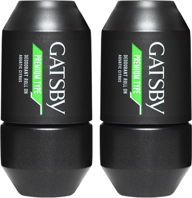 갸스비 프리미엄 타입 데오도란트 롤온 아쿠아틱 시트러스, 60ml, 2개
