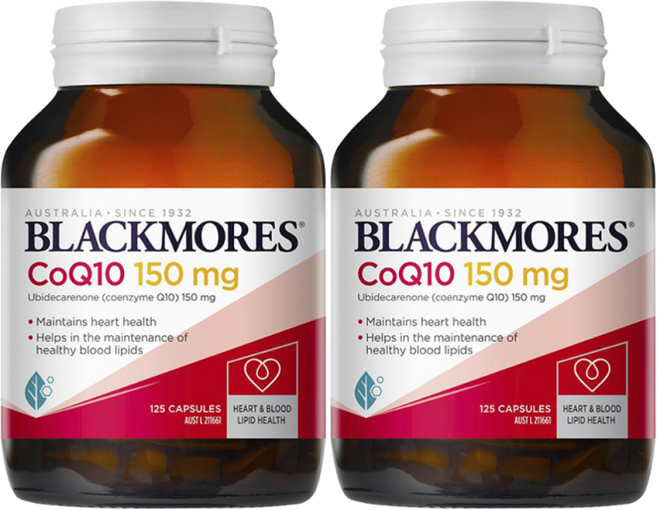 블랙모어스 코앤자임큐텐 150mg 대용량, 120정, 2개