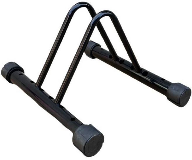 HZDMJ 자전거 주차대 실내 거치대 소형 스탠드 보관대 받침대 고정 폭 조절, 1개, 블랙