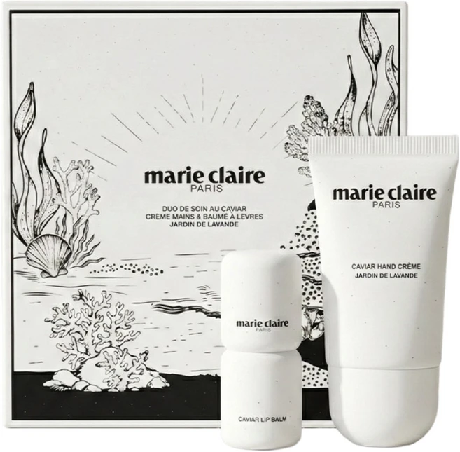 캐비어 케어 듀오 핸드크림 자당 드 라벤더 & 립밤, 1세트 - 쿠팡