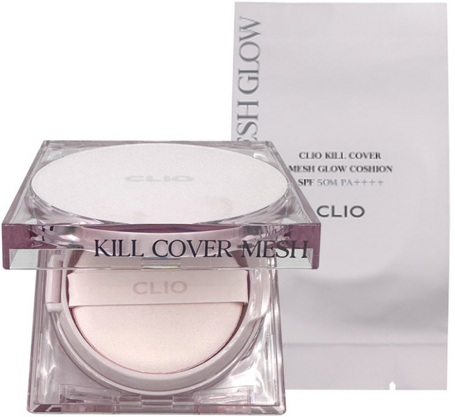 [I클리오I] 킬커버 메쉬 글로우 쿠션 [본품+리필] 색상 택1, 02 란제리, 1개