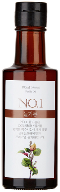 앤오일 저온압착 들기름, 180ml, 1개