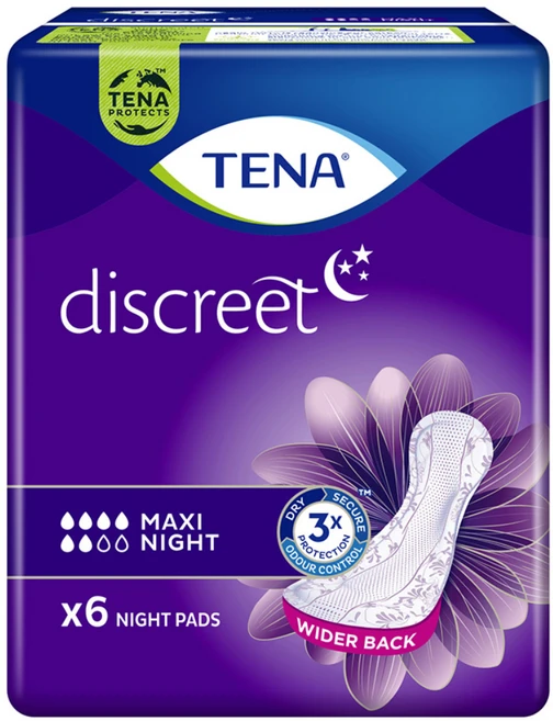 테나 레이디 나이트 성인기저귀, FREE(onesize), 1개, 6개입 - 쿠팡