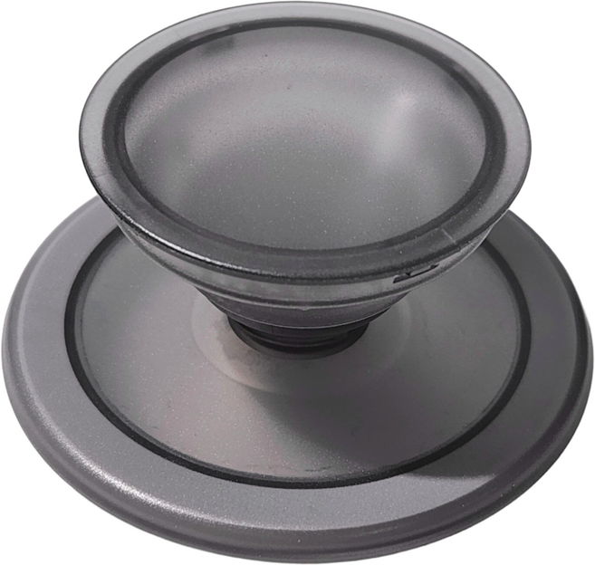 맥피크 매트 듀얼톡 맥세이프 스마트톡 핸드폰 휴대폰 그립톡, 반투명 블랙, 1개