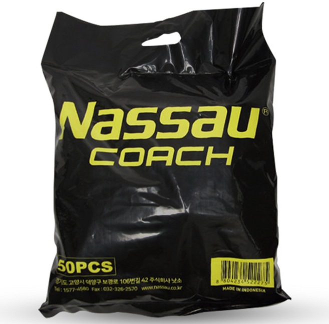 낫소 테니스공 코치 연습구 동호회 훈련용, 50개