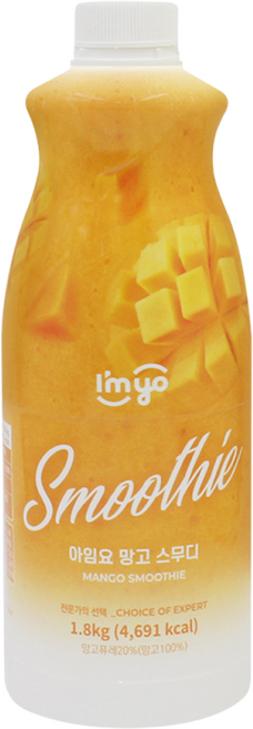 아임요 망고 스무디 1.8kg, 6개, 6개