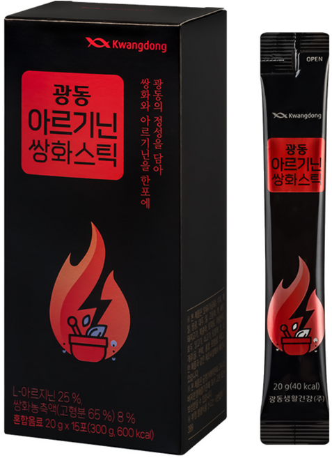 광동 아르기닌 쌍화스틱, 1개, 15회분