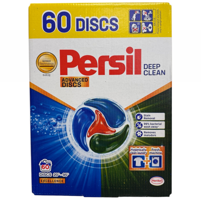 퍼실 디스크 캡슐세제 25g x 60입, 60개입, 1개