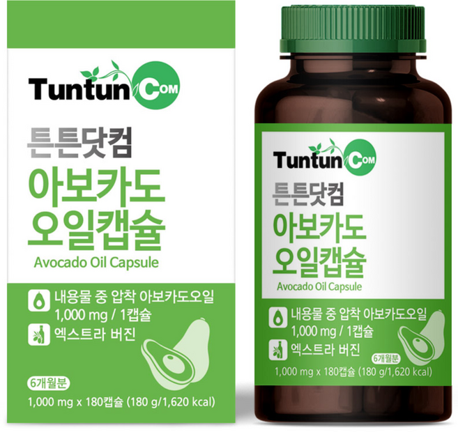 튼튼닷컴 아보카도 오일캡슐 [6개월분], 180g, 1개