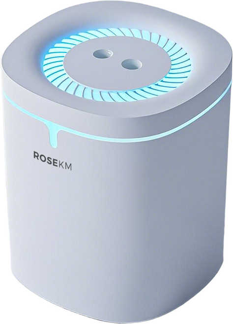 로즈케이엠 usb 대용량 5L 가습기 듀얼미스트 저소음 무드등 간편 세척 탁상용 가정용 실내가습기, CJS-5K3