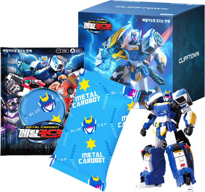 클리프타운 메탈카드봇 시즌1 흔드는 어린이 핫팩, 40개