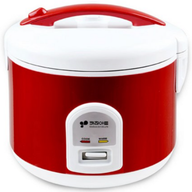 키친아트 전기 보온 밥솥 20인용, KRC-1620, 레드
