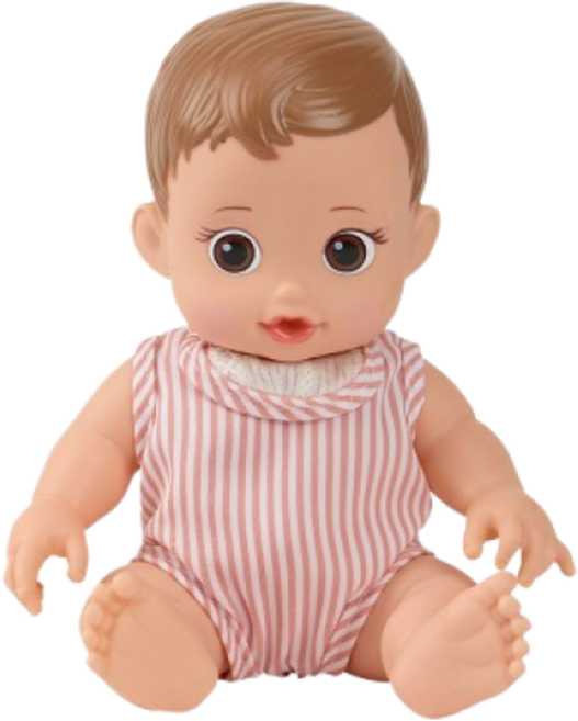 [캐스비] 플레이 응애응애 아기 인형(2739) 젖병 역할 엄마놀이 유아정서 발달완구, 1개