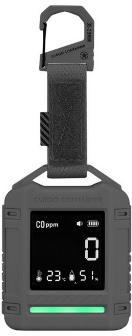 카고컨테이너 캠핑 일산화탄소 경보기 감지기 CO체커 세이프 CO 디텍터, 그레이, 1개