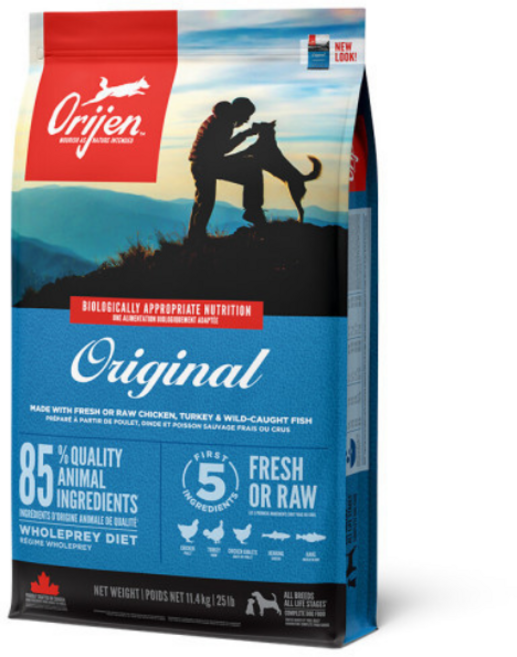 오리젠 강아지 전연령 오리지널 건식사료, 닭, 11.4kg, 1개