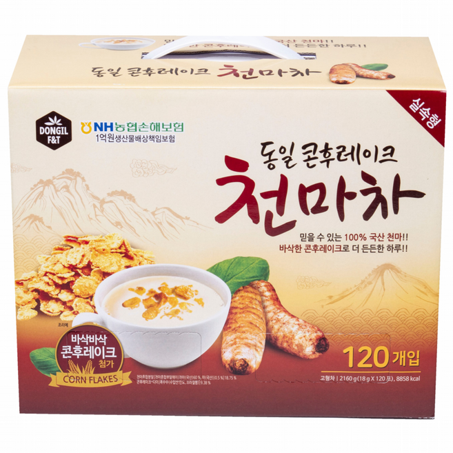 동일 콘후레이크 천마차, 18g, 120개입, 1개