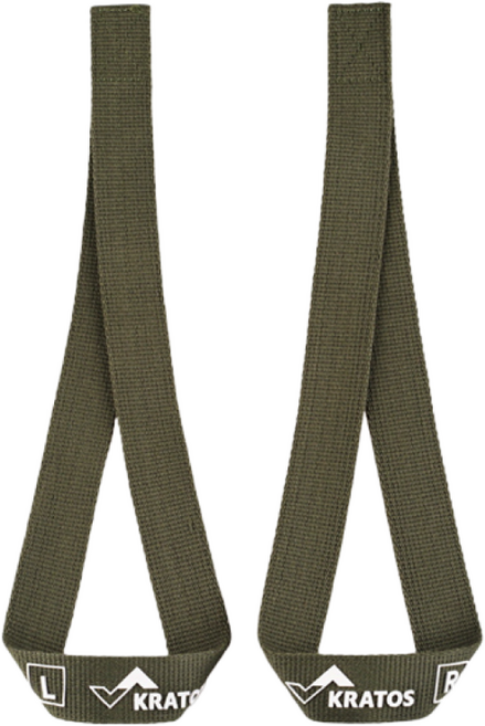 크라토스 역도 리프팅 헬스 크로스핏 스트랩 코리안 카키, 1세트