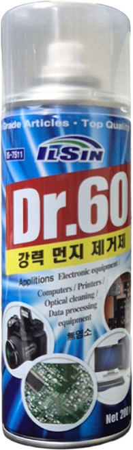 일신 강력 먼지 제거제 DR-60 에어스프레이 먼지제거제 먼지제거스프레이 먼지 먼지제거, 1개