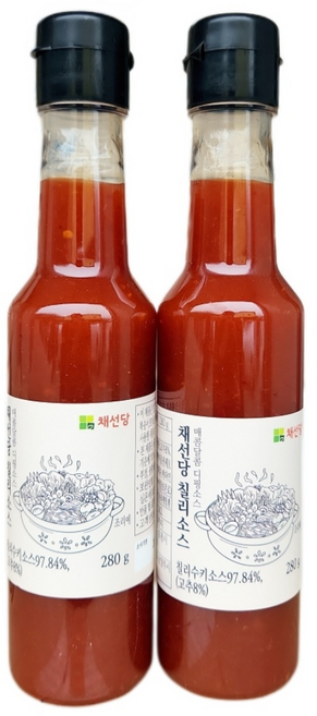 채선당 칠리샤브소스 280g 채선당에서 직접만든 대표소스, 1개
