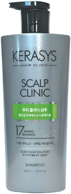케라시스 단백질 두피 클리닉 샴푸1+컨디셔너1, 2개, 600ml - 쿠팡