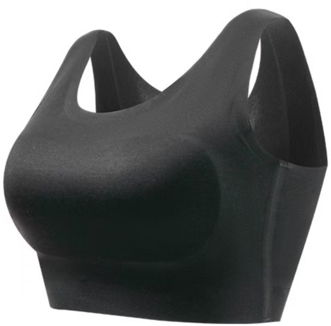 [길복트레이드 주식회사](3컬러)S~3XL브라 무봉제 브라탑 세트 꿀쥬 여성 노와이어 심리스 평온 일체형 패드 누디 노후크 끈타입 끈 고퀄 런닝 바스트 스포츠 끈브라탑 편한 브라캡