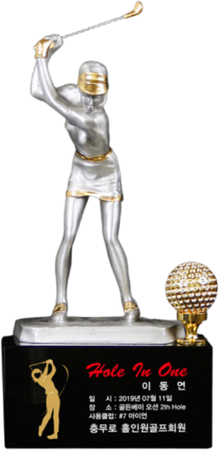골프트로피 이글트로피 트로피 골프 고급트로피 싱글패 이글패, 혼합색상