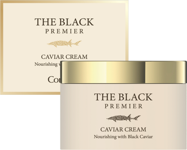 캐비어 담은 코리아나 더블랙 프리미어 고보습 캐비어 영양크림, 100ml, 1개