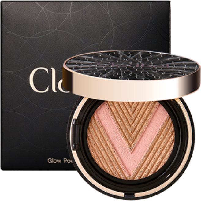 끌레드벨 글로우파워 리프트 브이 쿠션 13g, 21호(파운데이션) + 블랙(쿠션 케이스), 1개