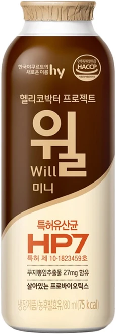 헬리코박터 프로젝트 윌 미니, 15개, 80ml - 쿠팡