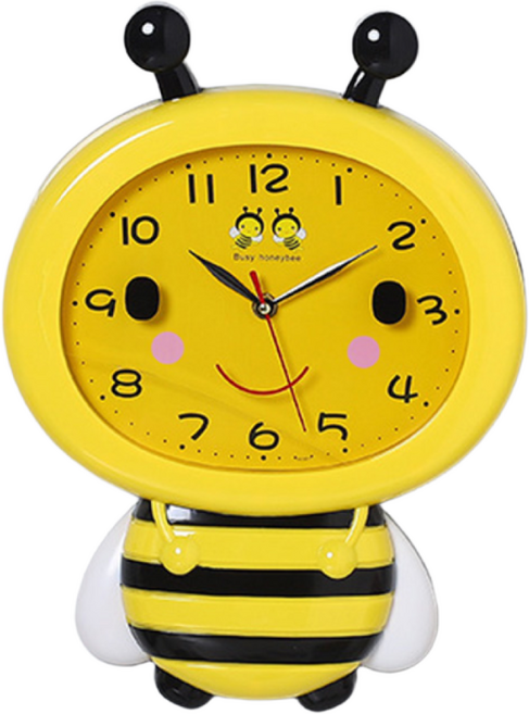 팀상점 꿀벌모양 벽시계, 옐로우