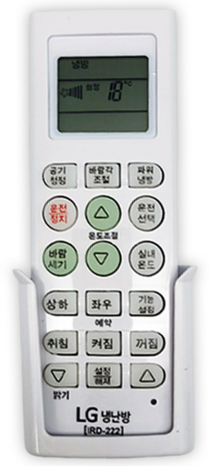 LG 엘지 전용 무설정 에어컨 리모컨 IRD-222, 무설정 LG 에어컨 리모컨 IRD-222, 1개
