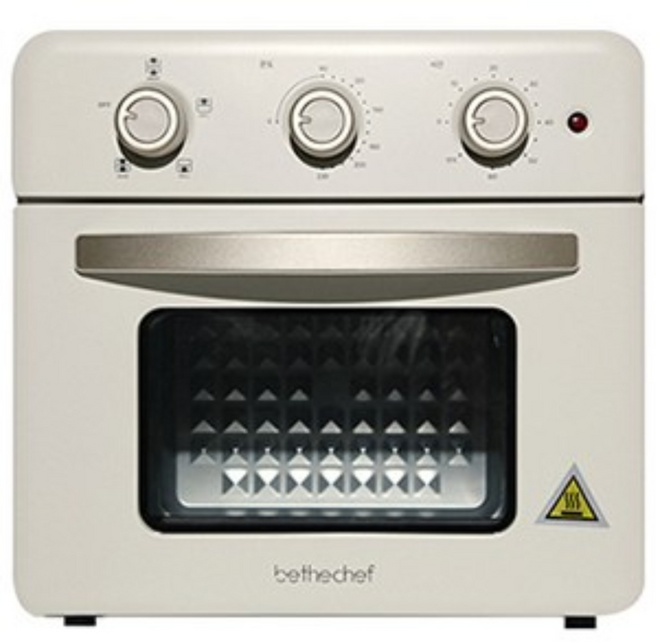 비더셰프 에어프라이어 저소음 스텐 오븐형 에어프라이기 18L