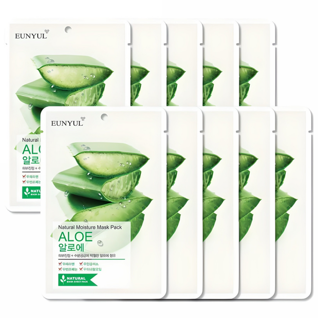 은율 내츄럴 알로에 마스크팩, 1개입, 30개