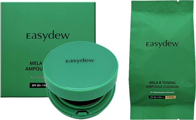 이지듀 기미 앰플 쿠션 내추럴 한가인 팩트 홈쇼핑 기미쿠션, 1개, 21호 내추럴 본품+리필