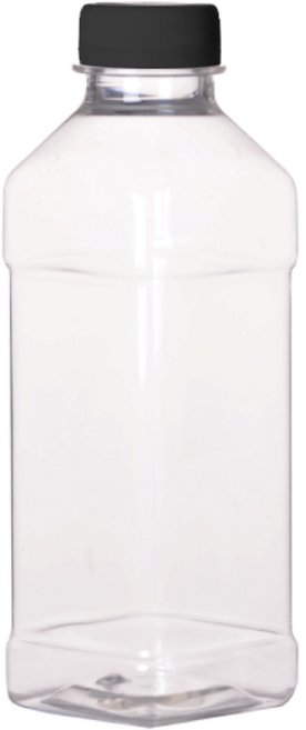 사각페트 500ML 신형500사각 블랙캡 1박스, 50개