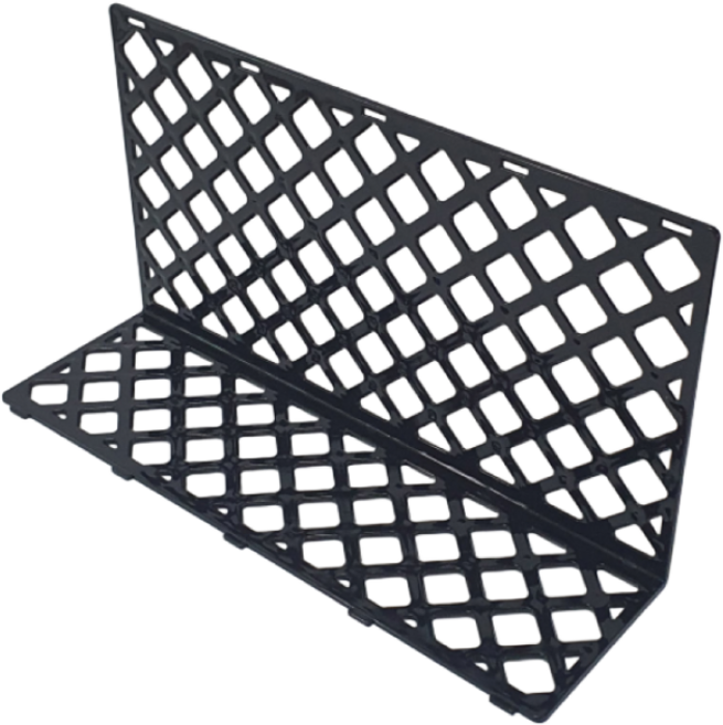 예스토어 다용도 칸막이 쇼케이스 더미, 검정색, 1개