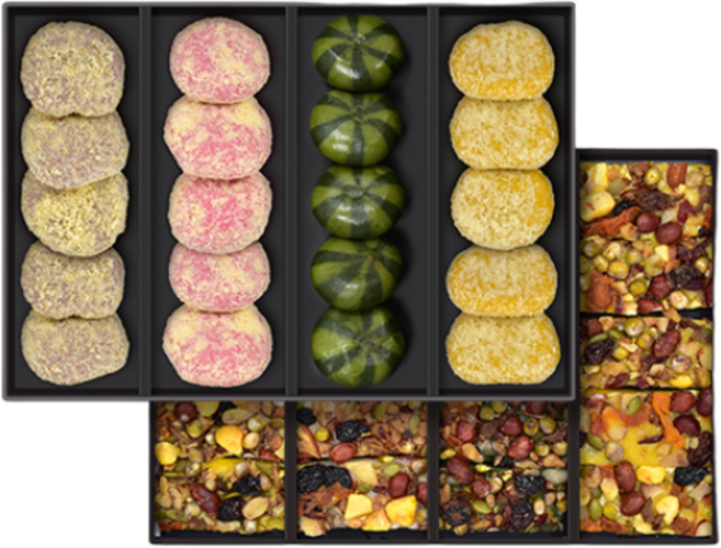 사임당 설날 떡선물세트 2단구성 영양찰떡 크림떡