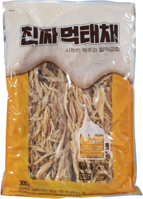오천산업 진짜 먹태채 300g, 1개, 단품