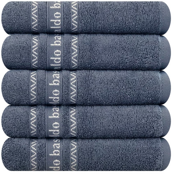 송월타월 트빌리시 수건 120g, 블루, 5개