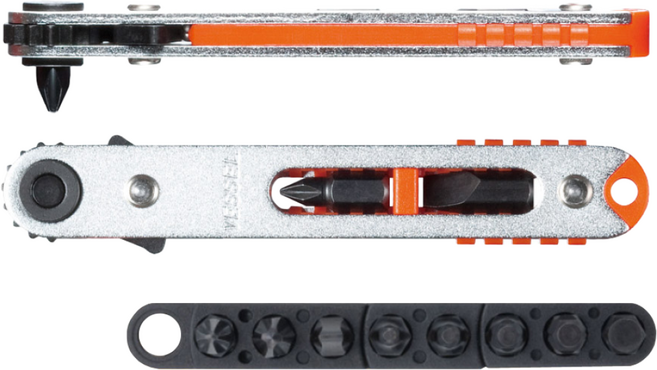 베셀 초박형 라쳇 코너 드라이버 TD-76 비트 11pcs, 1세트