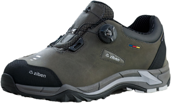 지벤[ziben] 안전화 zb-202 발 편한/4인치/방수 내피/천연 소가죽/경량 안전화/다이알