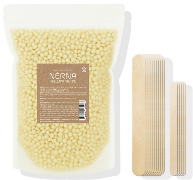 네르나 하드왁스 멜로우 화이트 1000g, 1개, 1kg