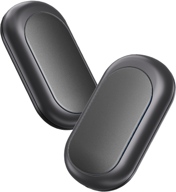 MAX 듀얼 마그네틱 손난로 보조배터리, 블랙, Q21